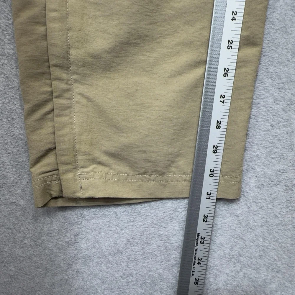 The North Face Paramount Convertible Pants Mens Small Beige Cargo Hiking Outdoor
